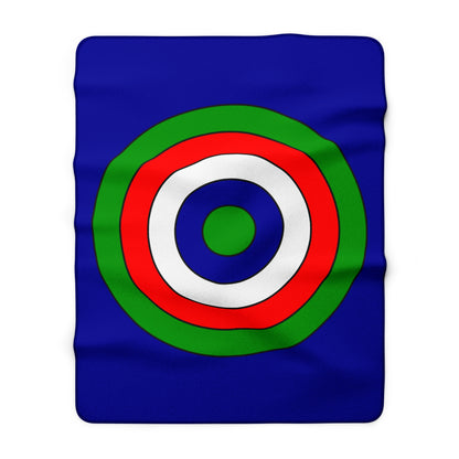 Gambia Retro Target Blanket Throw