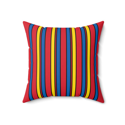 Mongolia Retro Stripes Cushion Pillow
