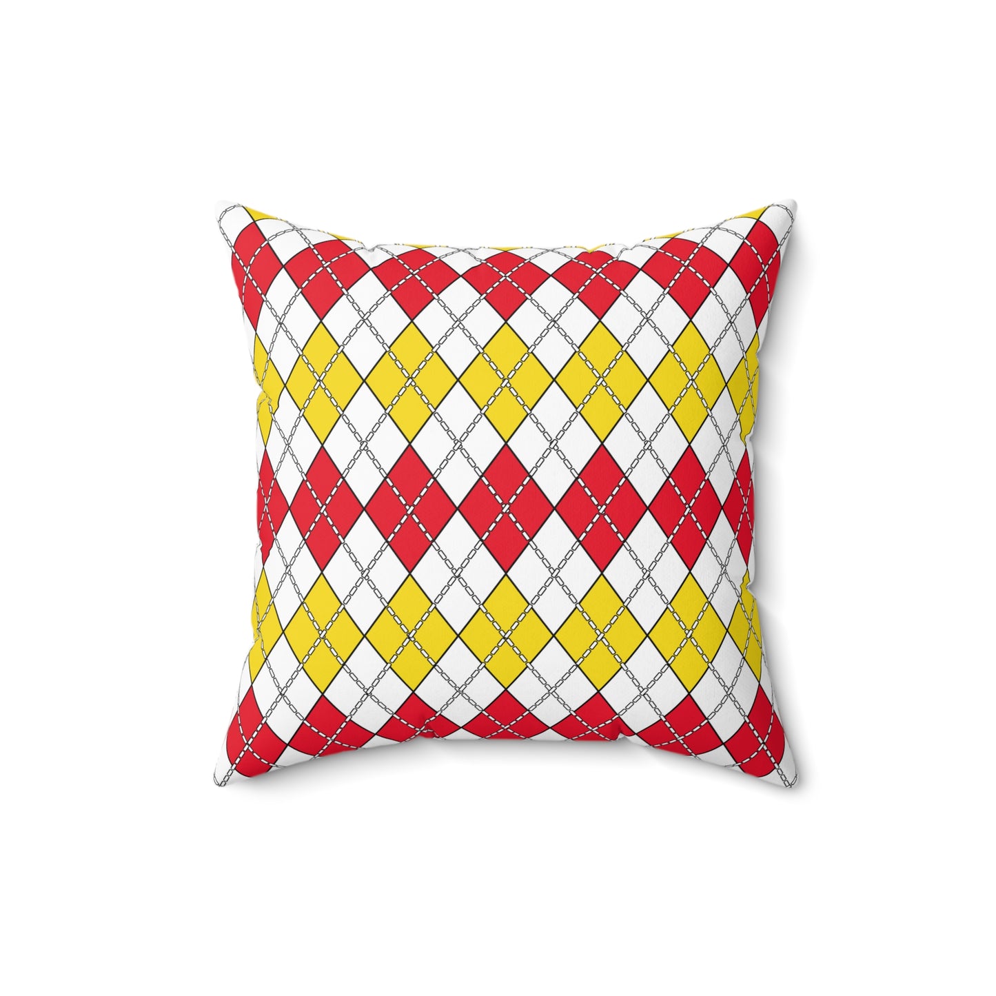 Guernsey Retro Argyle Cushion Pillow