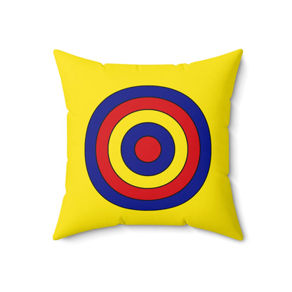 Colombia Retro Target Cushion Pillow
