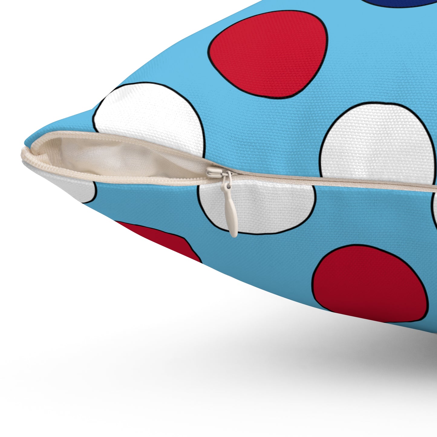 Fiji Retro Polka Dots Cushion Pillow