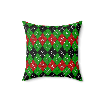 Afghanistan Retro Argyle Cushion Pillow