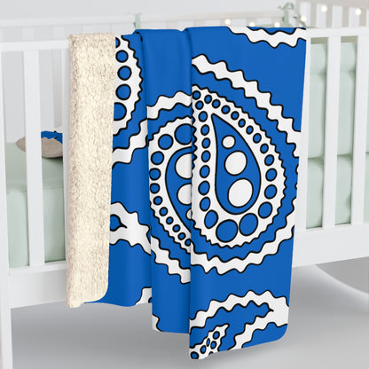 Nicaragua Retro Paisley Blanket Throw