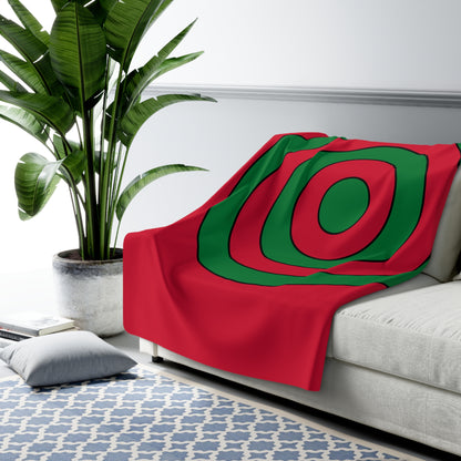 Maldives Retro Target Blanket Throw
