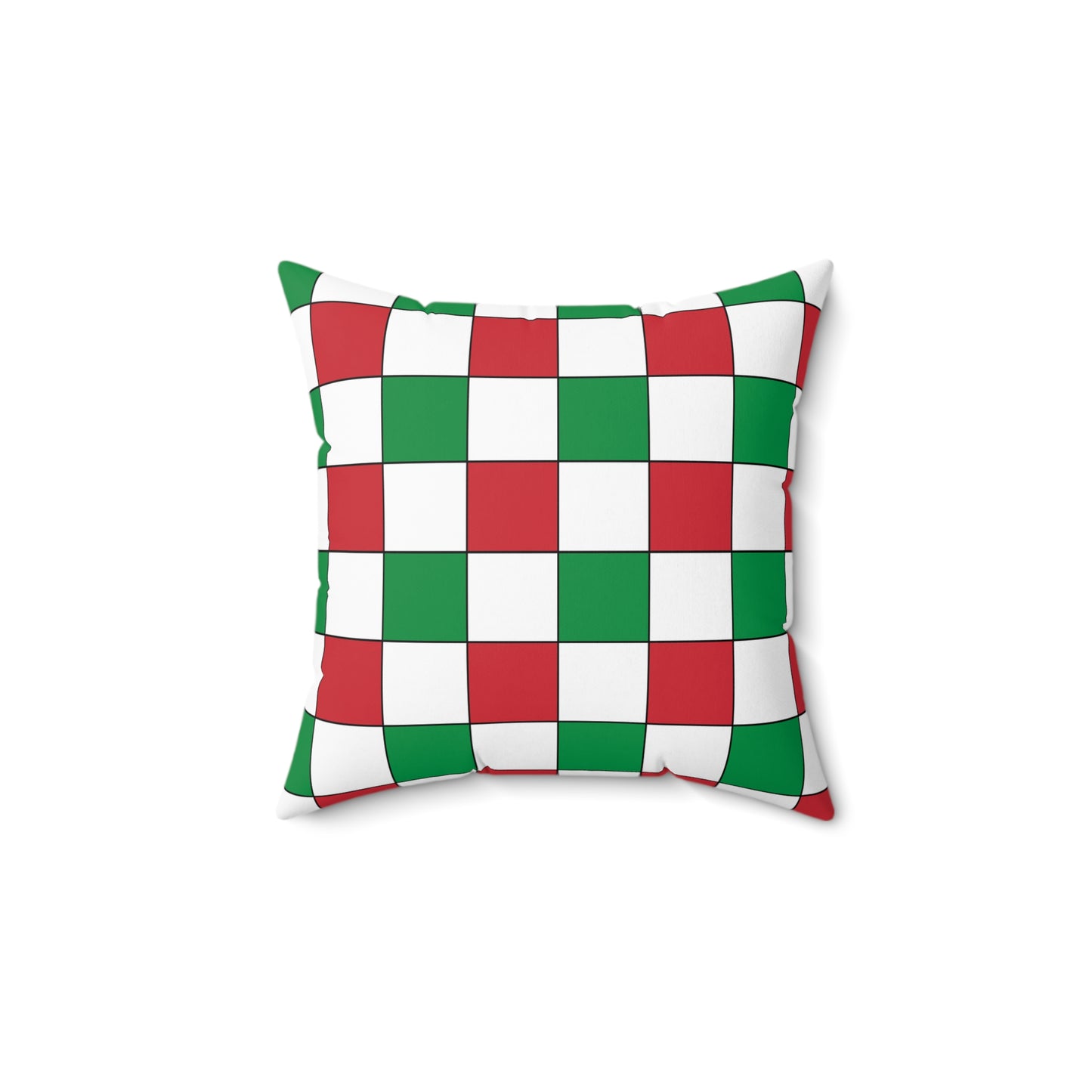 Italy Retro Check Cushion Pillow