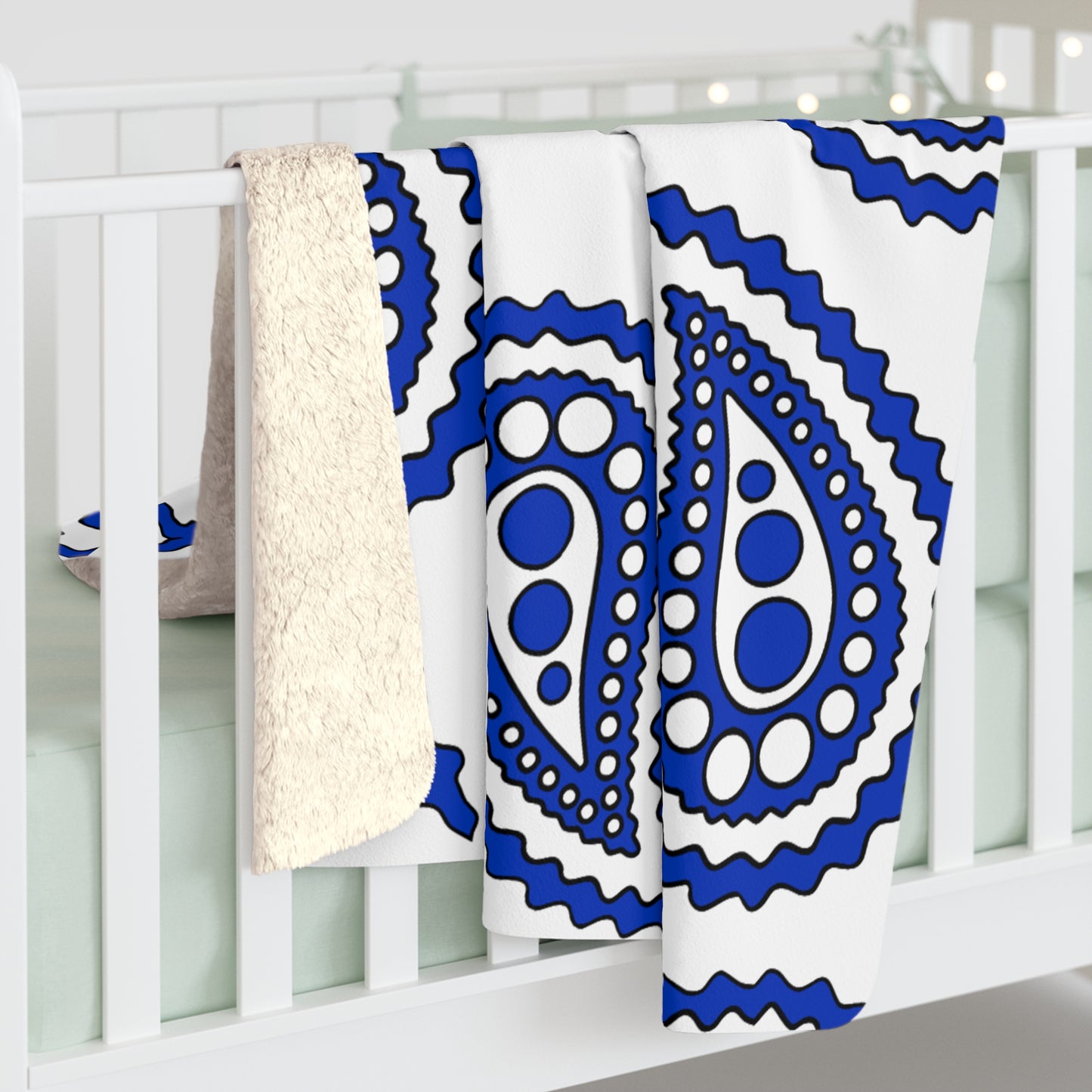 Israel Retro Paisley Blanket Throw