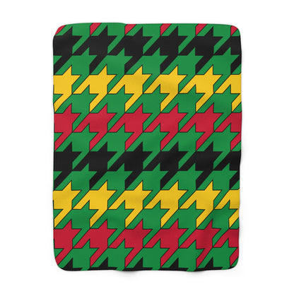Vanuatu Retro Houndstooth Blanket Throw