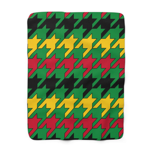 Vanuatu Retro Houndstooth Blanket Throw