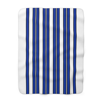 Uruguay Retro Stripes Blanket Throw
