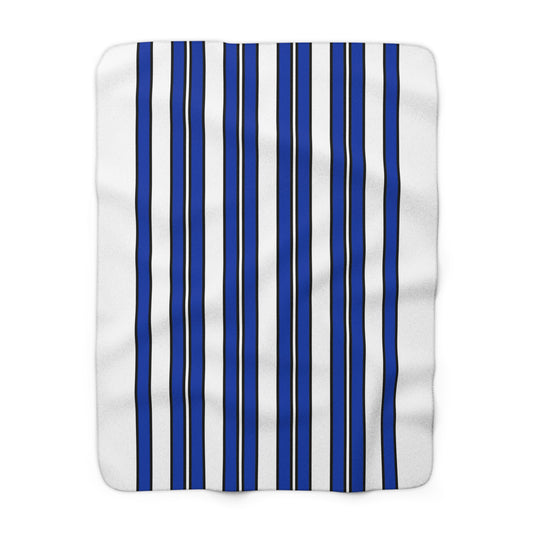 Uruguay Retro Stripes Blanket Throw
