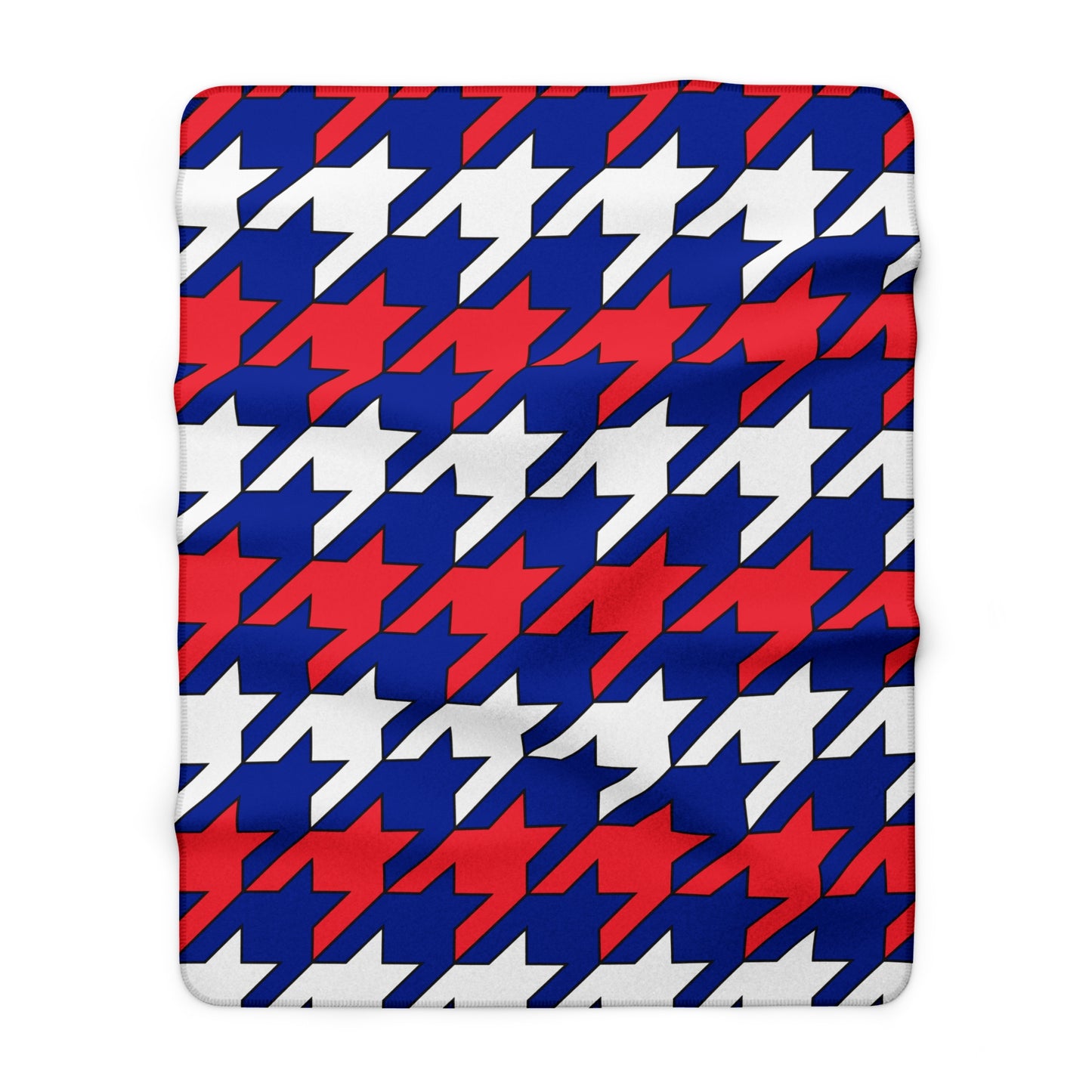 Sint Maarten Retro Houndstooth Blanket Throw