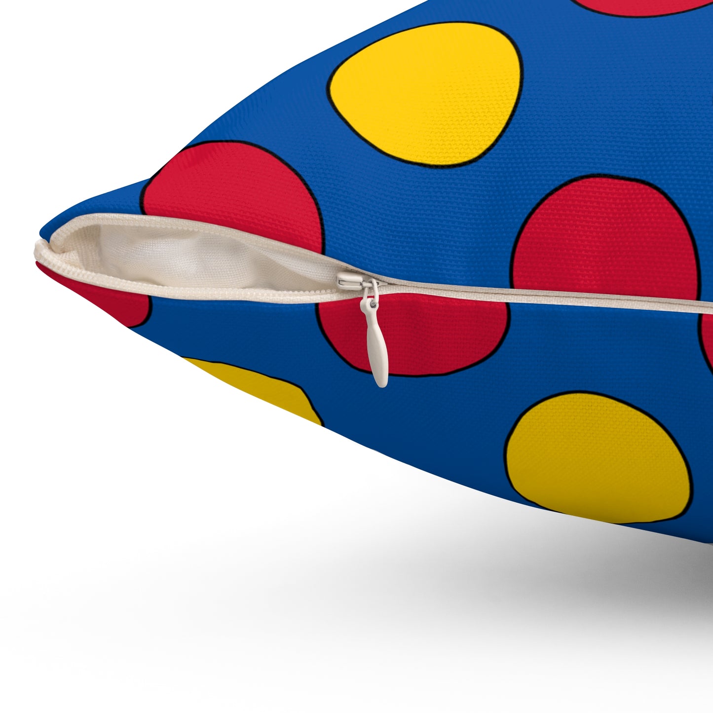 Aland Islands Retro Polka Dots Cushion Pillow