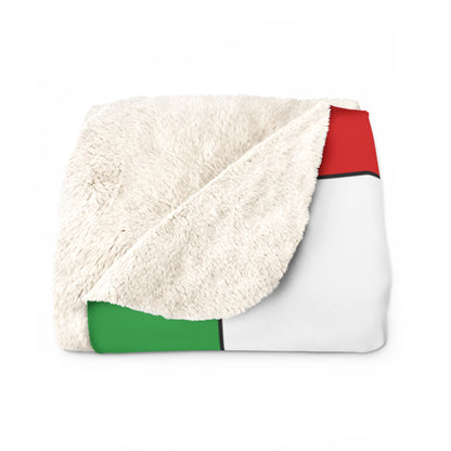 Iran Retro Check Blanket Throw