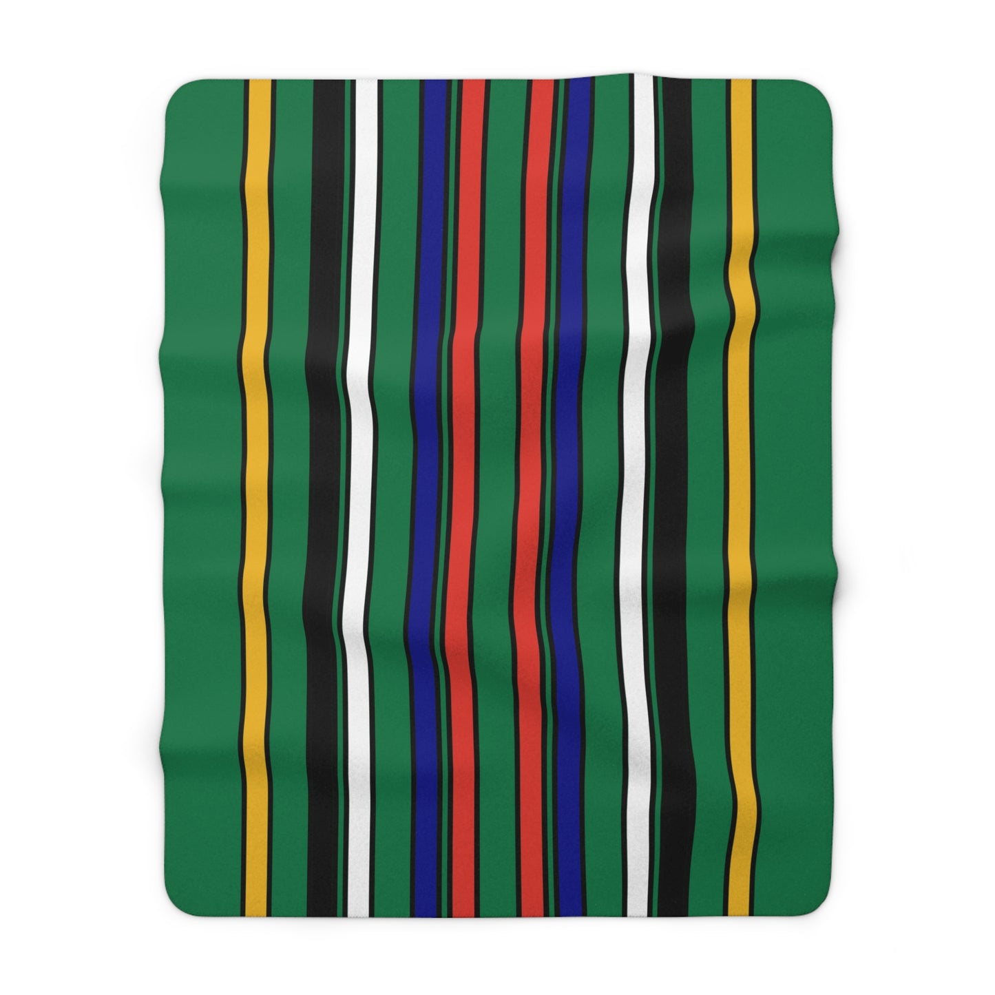 South Africa Retro Stripes Blanket Throw