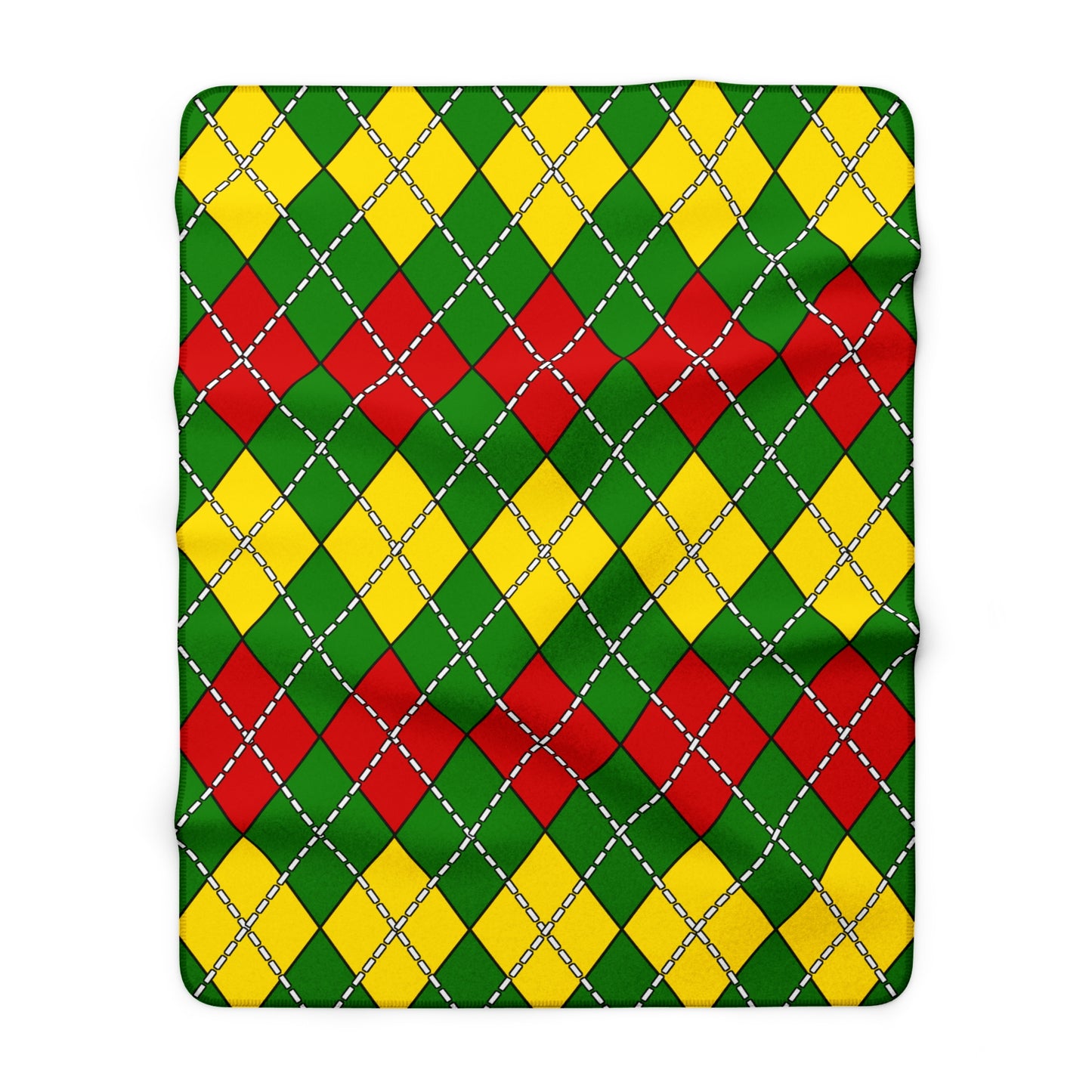 Togo Retro Argyle Blanket Throw