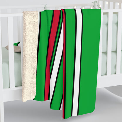 Wales Retro Stripes Blanket Throw