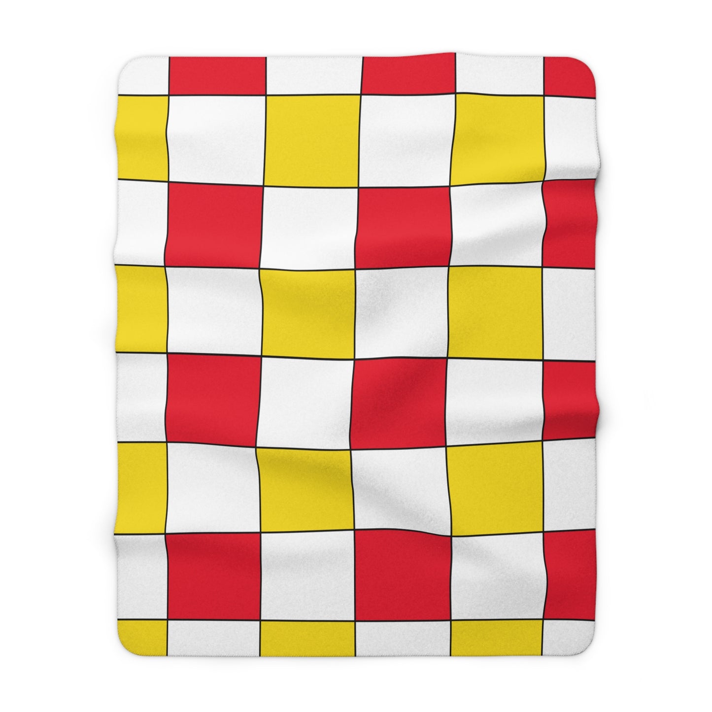 Guernsey Retro Check Blanket Throw