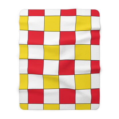 Guernsey Retro Check Blanket Throw