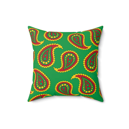 Guinea Bissau Retro Paisley Cushion Pillow