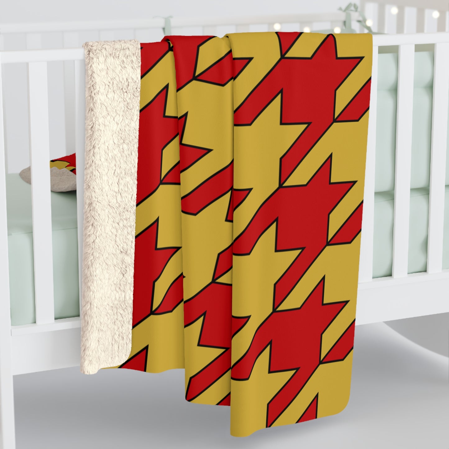Montenegro Retro Houndstooth Blanket Throw