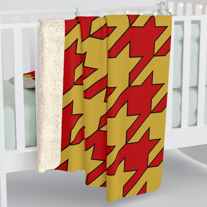 Montenegro Retro Houndstooth Blanket Throw