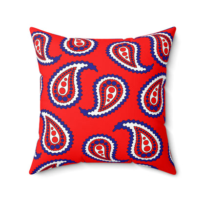 Croatia Retro Paisley Cushion Pillow