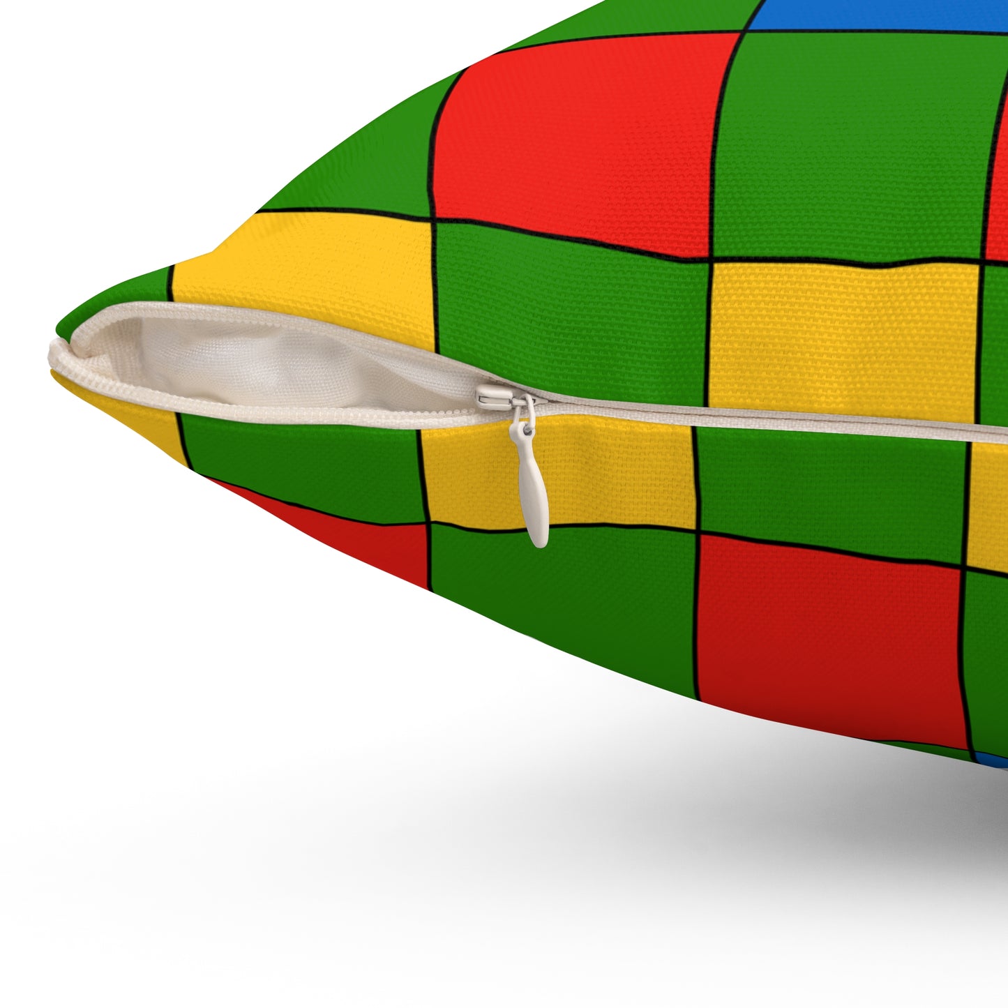 Ethiopia Retro Check Cushion Pillow