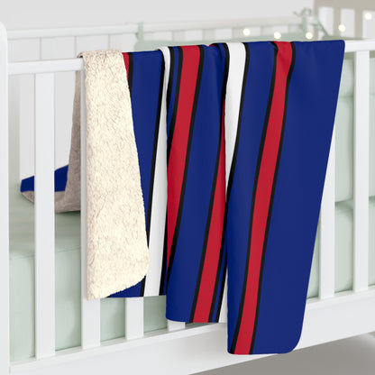 New Zealand Retro Stripes Blanket Throw