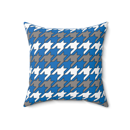 Northern Mariana Islands Retro Houndstooth Cushion Pillow