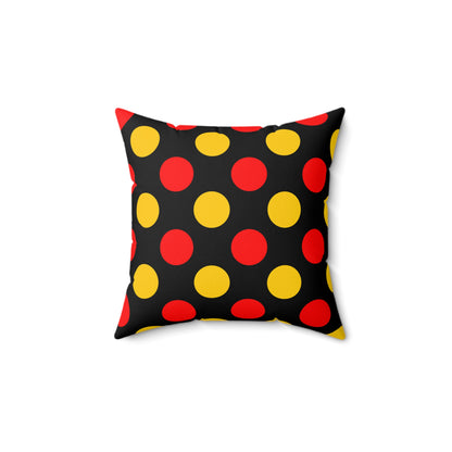 Papua New Guinea Retro Polka Dots Cushion Pillow