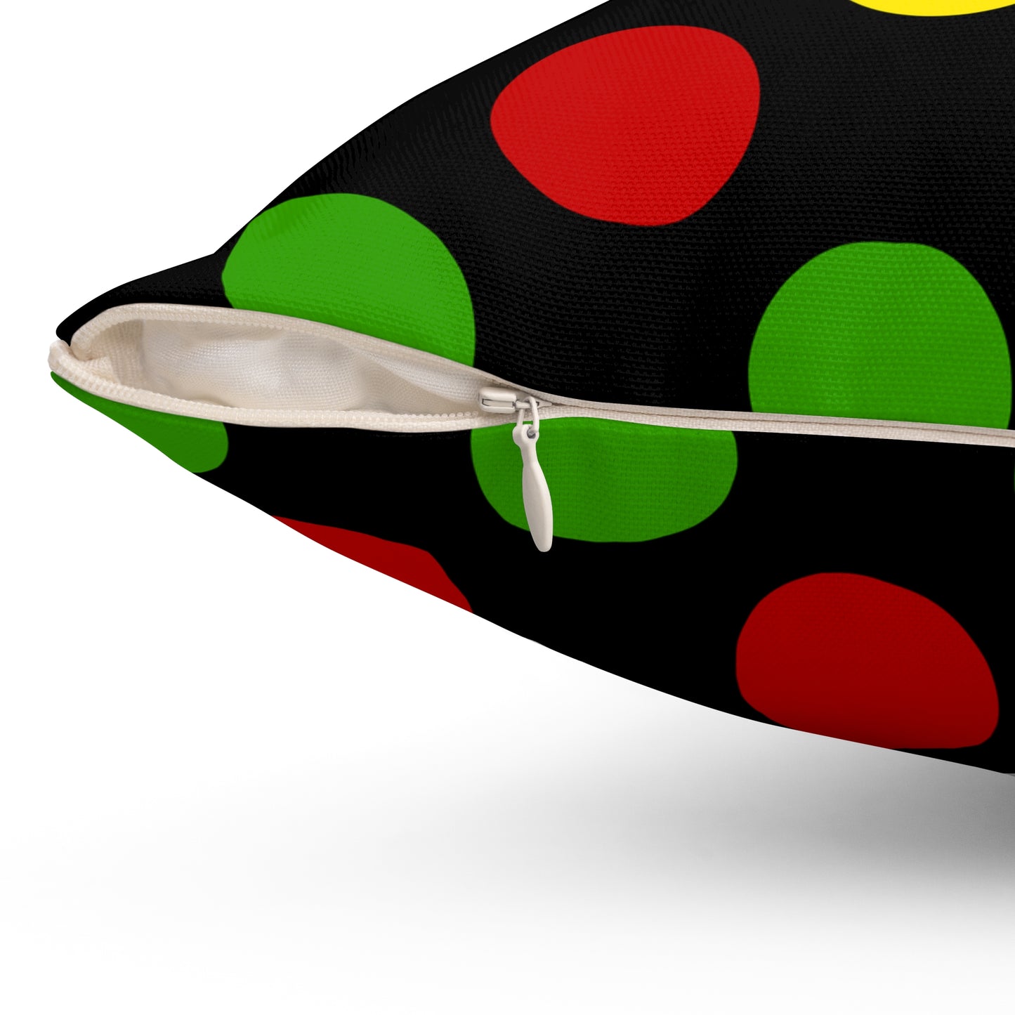 Saint Kitts And Nevis Retro Polka Dots Cushion Pillow