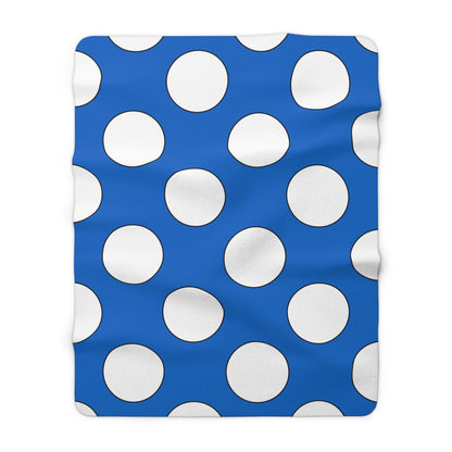 Nicaragua Retro Polka Dots Blanket Throw