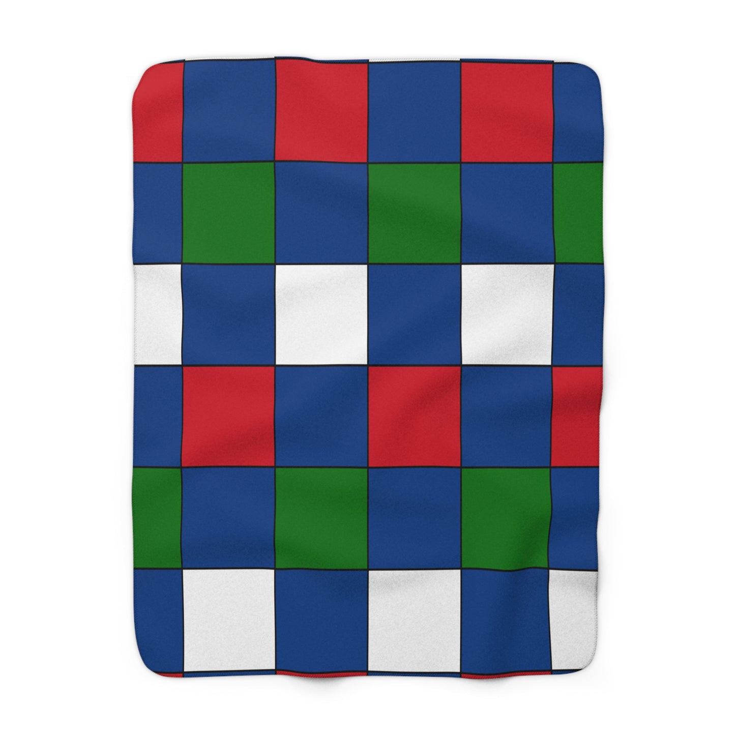 Belize Retro Check Blanket Throw