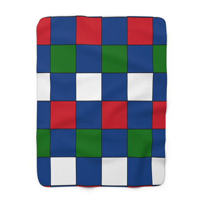 Belize Retro Check Blanket Throw