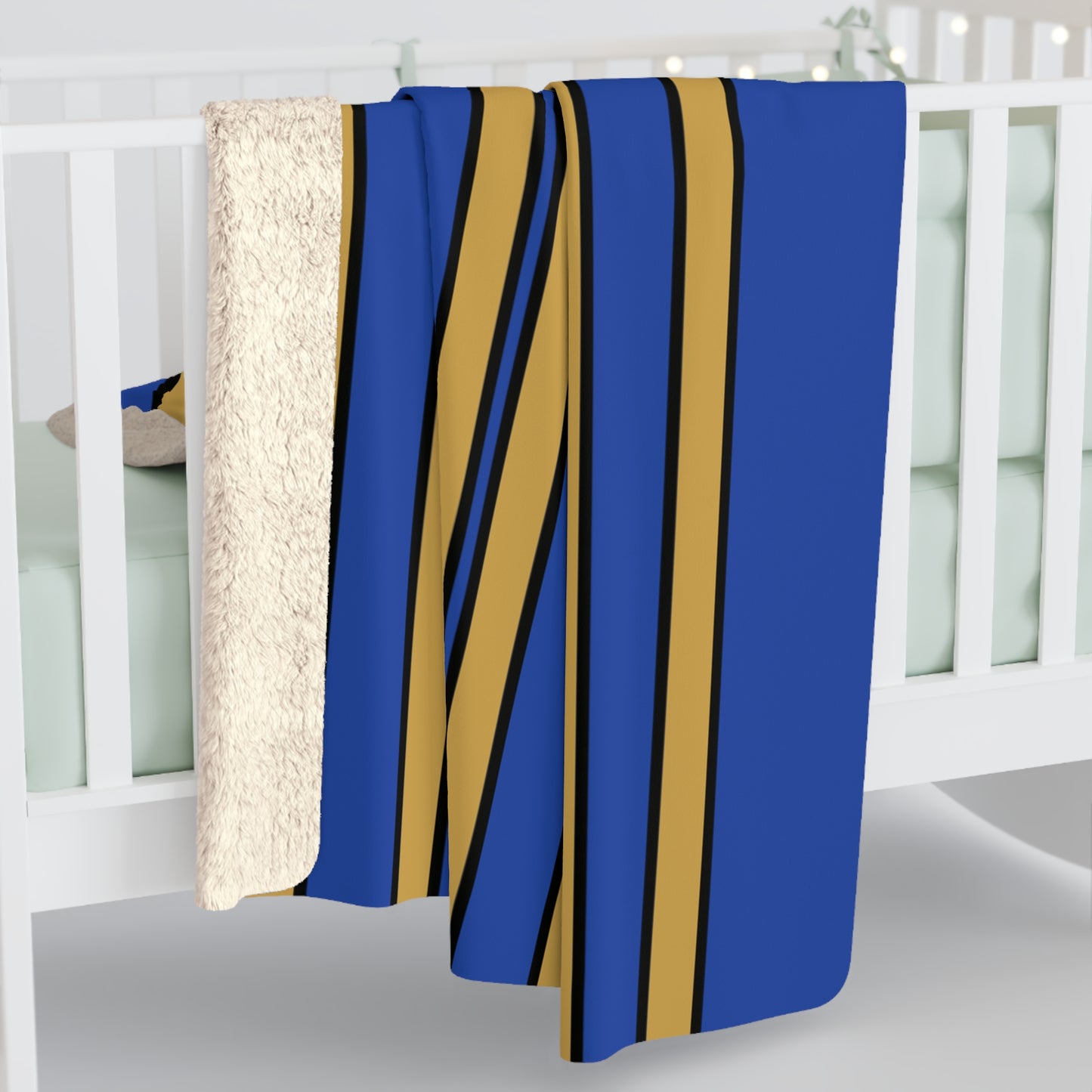 Kosovo Retro Stripes Blanket Throw