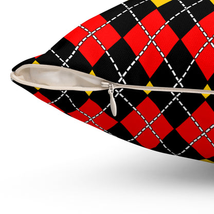 Germany Retro Argyle Cushion Pillow