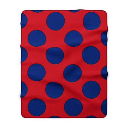 Liechtenstein Retro Polka Dots Blanket Throw
