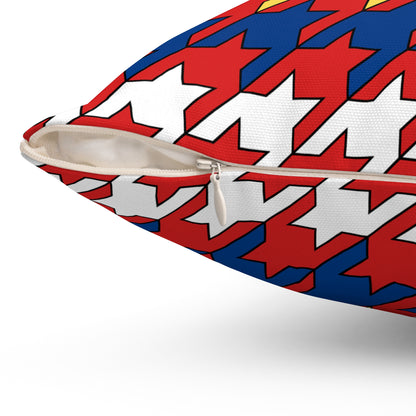 Seychelles Retro Houndstooth Cushion Pillow