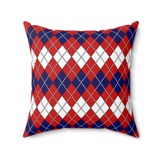 Nepal Retro Argyle Cushion Pillow