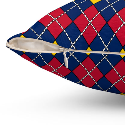 Chad Retro Argyle Cushion Pillow