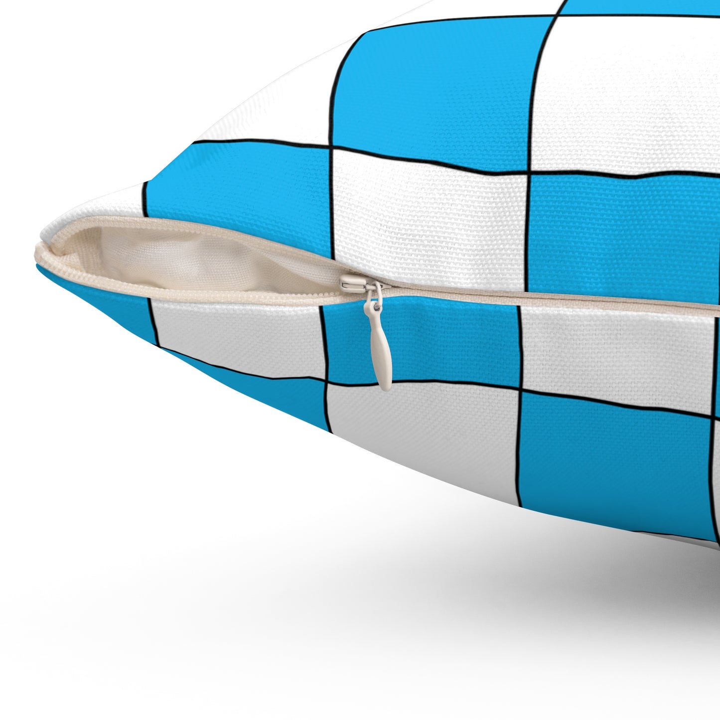 San Marino Retro Check Cushion Pillow