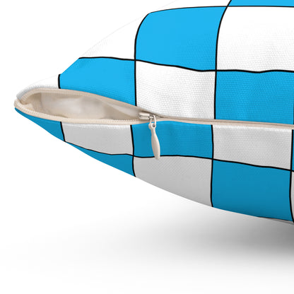San Marino Retro Check Cushion Pillow