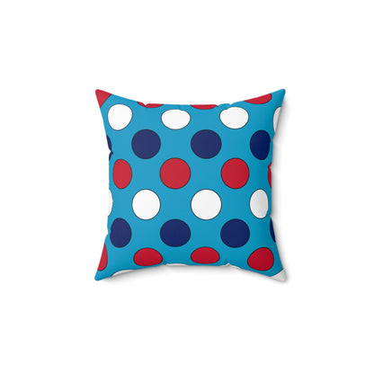 Tuvalu Retro Polka Dots Cushion Pillow
