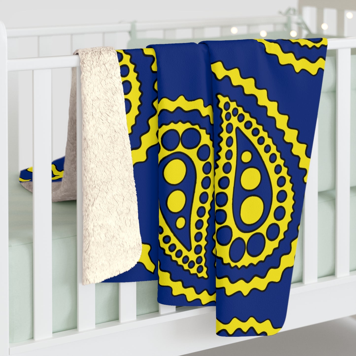 Curacao Retro Paisley Blanket Throw