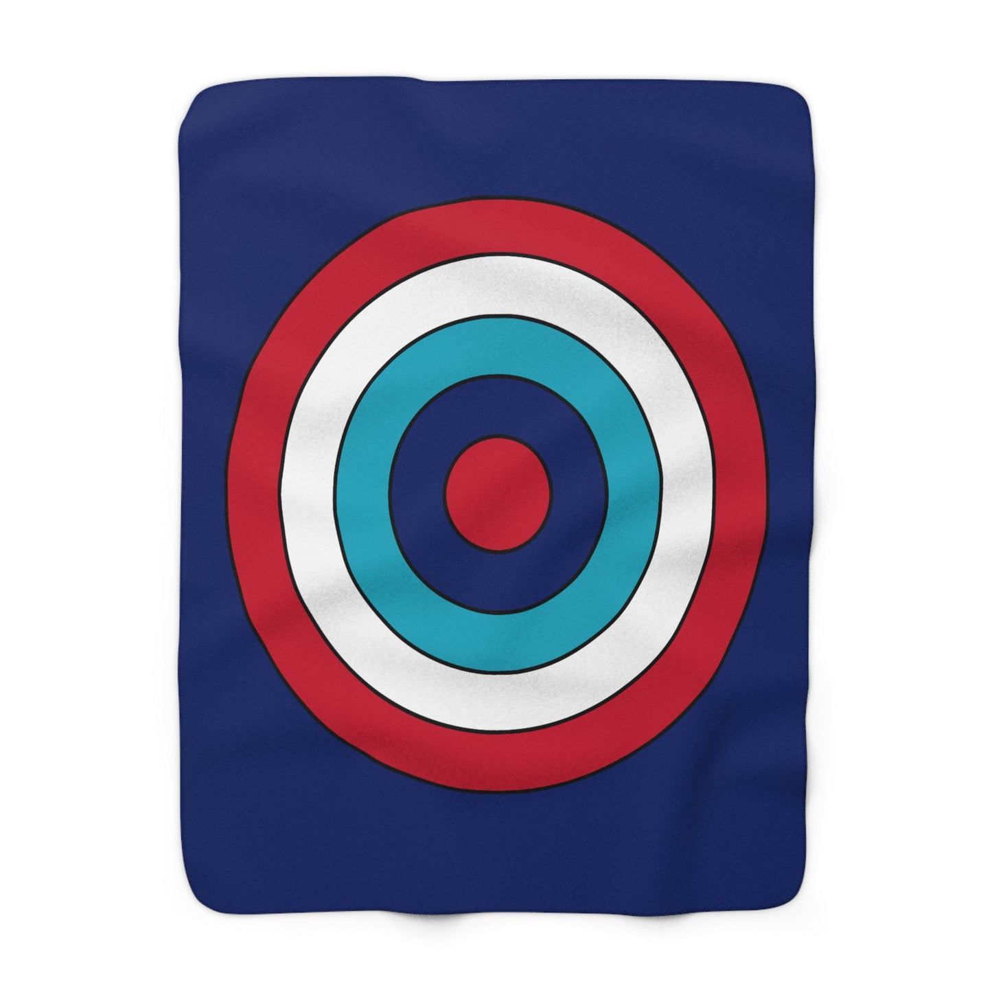 Montserrat Retro Target Blanket Throw