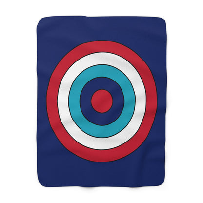 Montserrat Retro Target Blanket Throw