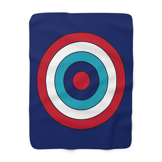 Montserrat Retro Target Blanket Throw