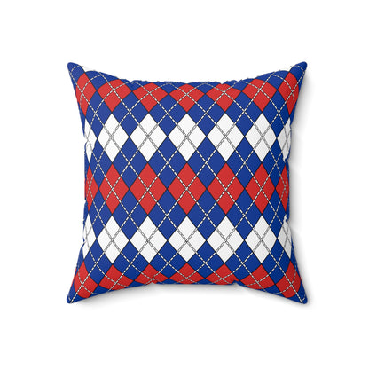 Iceland Retro Argyle Cushion Pillow