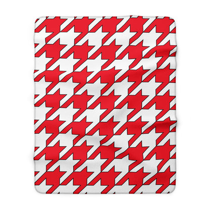 Hong Kong Retro Houndstooth Blanket Throw