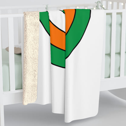 Ireland Retro Target Blanket Throw